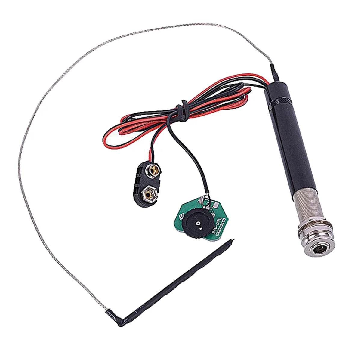 Фото *AIMA Active Endpin Jack Preamp Комплект пьезозвукоснимателей Регулировка громкости и тона для деталей акустической классической гитары №1