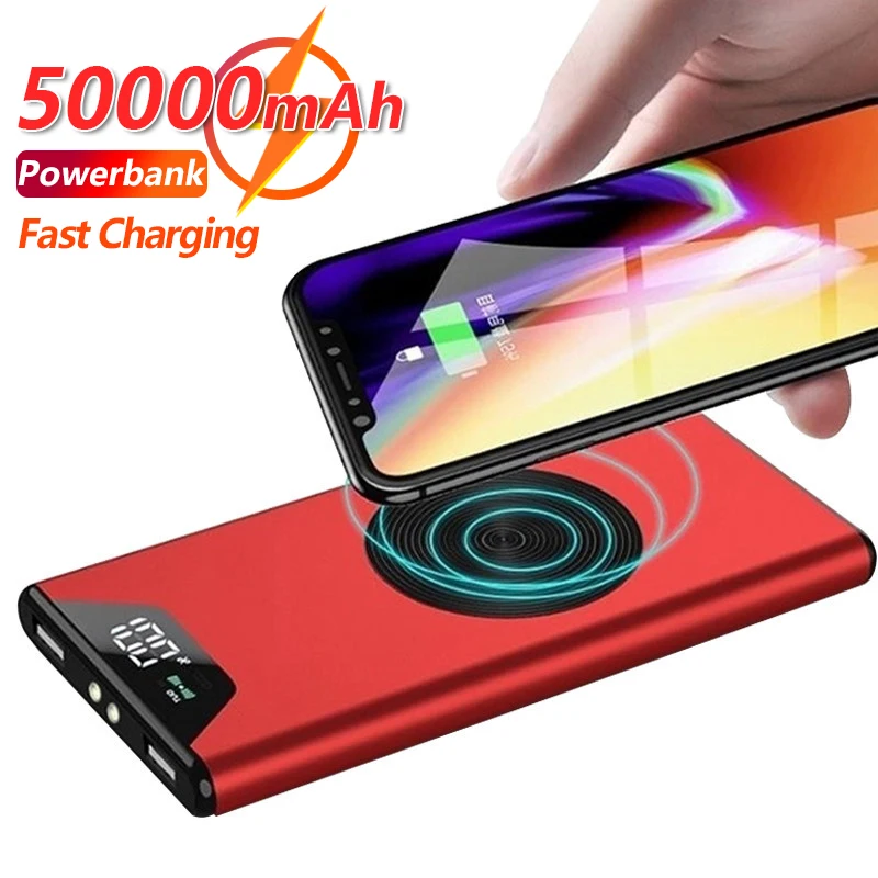 

50000mAh Charging PowerBank Portable External Battery Charger PD 20W PowerBank For Xiaomi IPhone Samsung