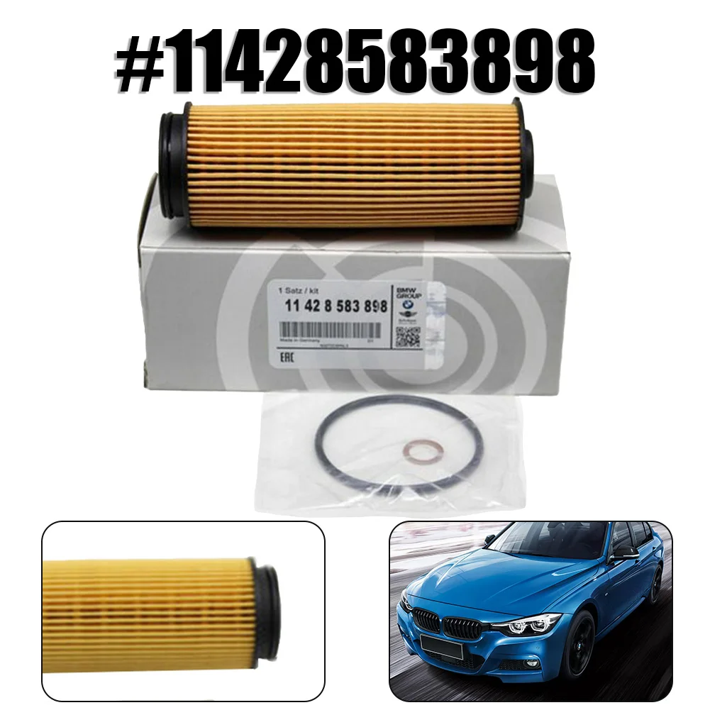 

Engine Oil Filter For BMW F20 E80 G12 340i 440i 540i M240i 3.0L #11428583898,11-42-8-583-898 Made Using High Quality Filter Mate