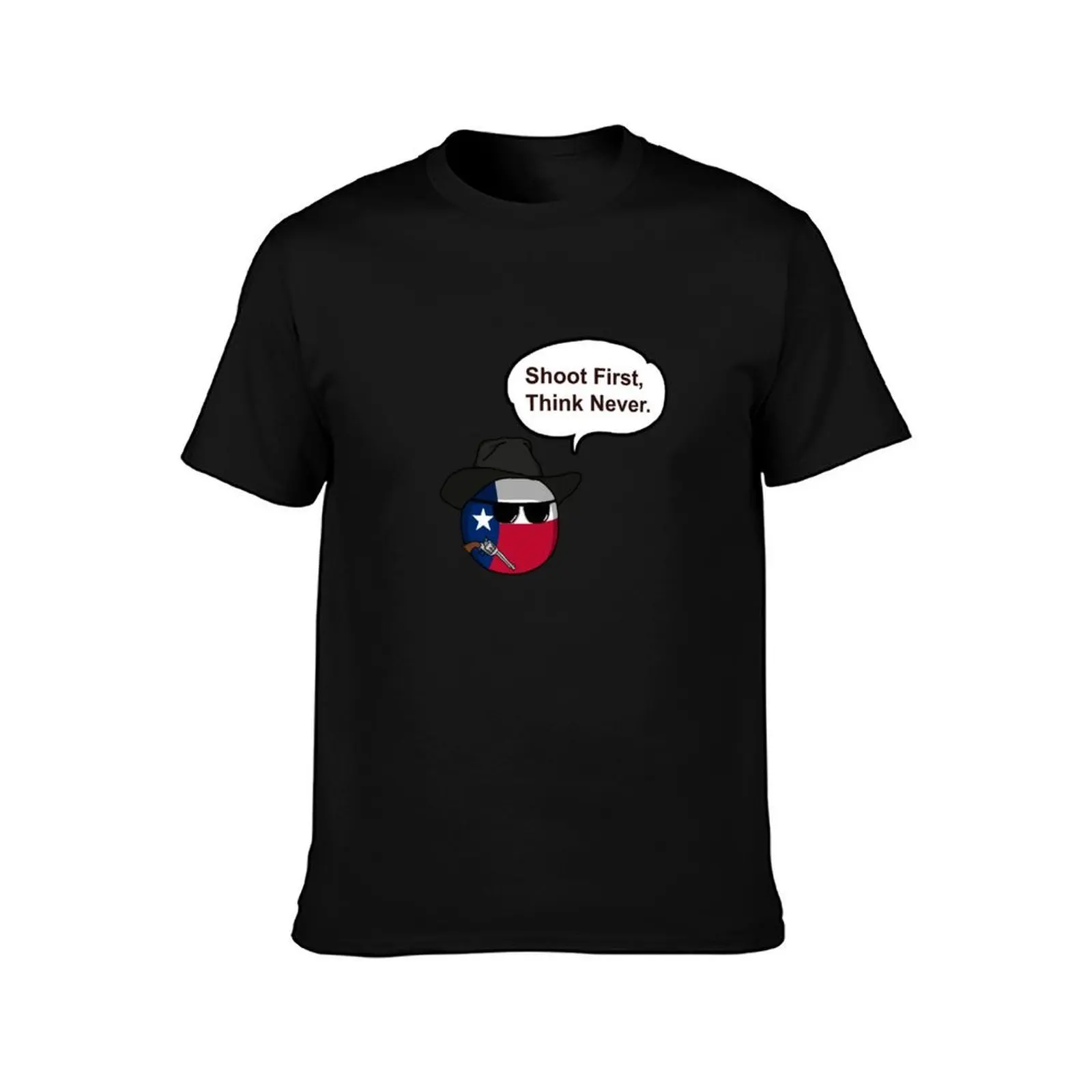 Фото Футболка Countryballs: Texas T-Shirt, легкая спортивная базовая футболка №2