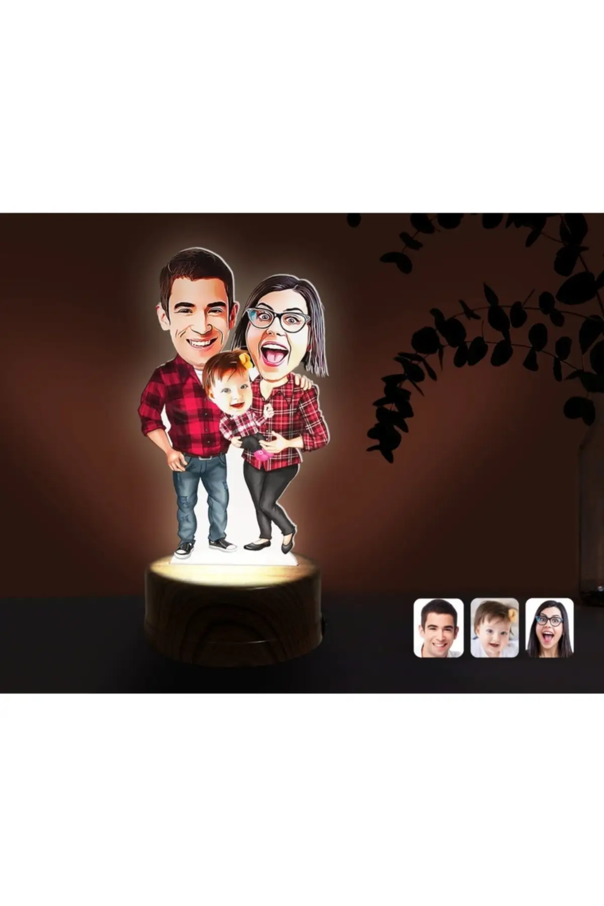 

Персонализированные декоративные 3d безделушки ко Дню Святого Валентина, светодиодный светильник Ник-1