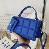 new fashion crossbody shoulder bags for women small flap messenger bag clutch plaid pu leather female handbag with purse