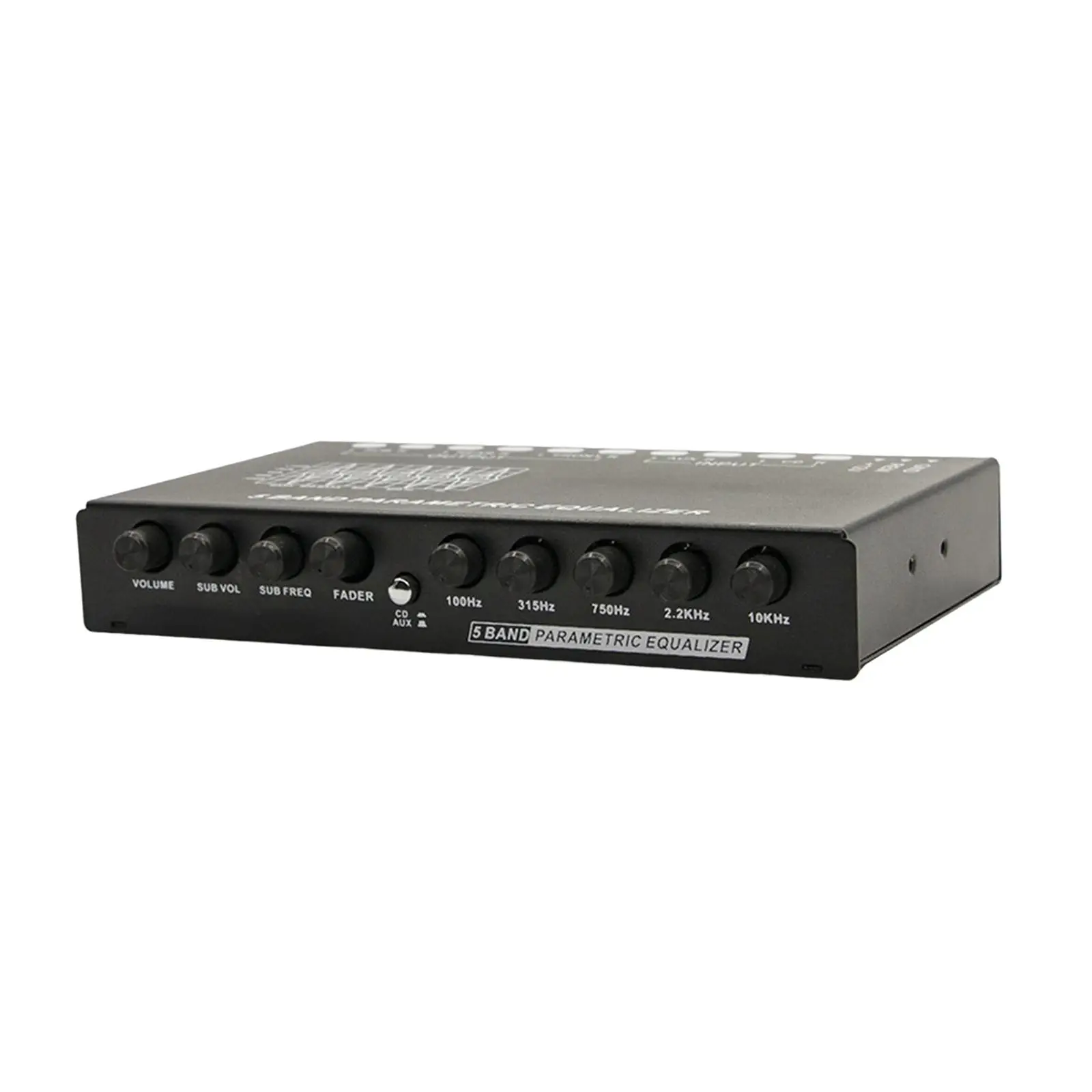 

5 Band Car Audio Equalizer High Performance with CD/AUX Input Select Switch
