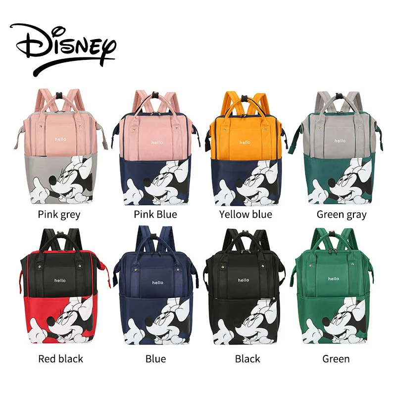 

Disney New Minne Diaper Bag For Stroller Mommy Baby Backpack Travel Designer Maternity Bags For Baby Care Fashion Nappy Backpack