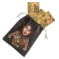 tarot cards storage pouch table cloth velvet square metatron bags for tarot cards storage jewelry bag fleece pouch