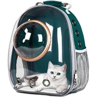 astronaut window bubble carrying travel bag breathable space capsule transparent pet carrier bag dog cat backpack pet backpack