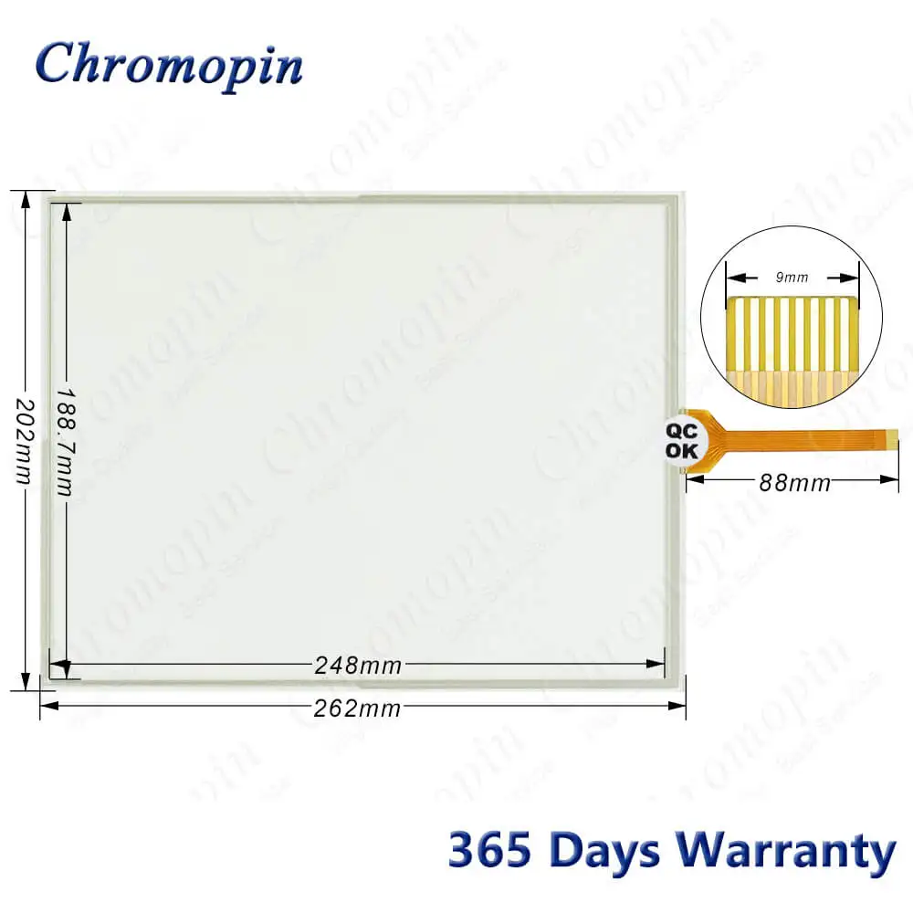 Дигитайзер сенсорной стеклянной панели для планшетов с внутренним и диагональю