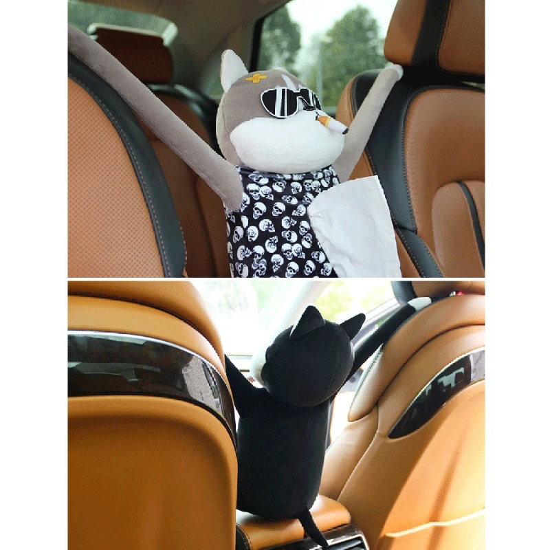 

Vehicle Mounted Tissue Holder Car Armrest Box Storage Napkin for SEAT Side Brack