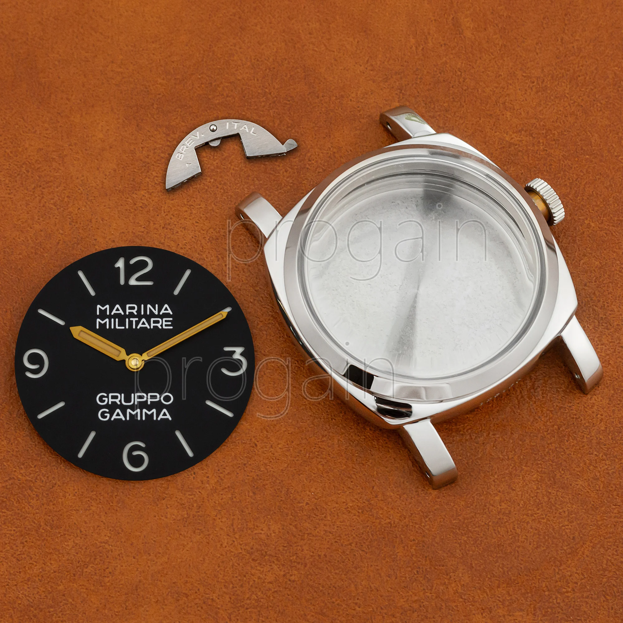 Винтажный корпус PAM циферблат 39 мм стрелки 47 для 6152 ETA 6497/6498 ST3600 механический