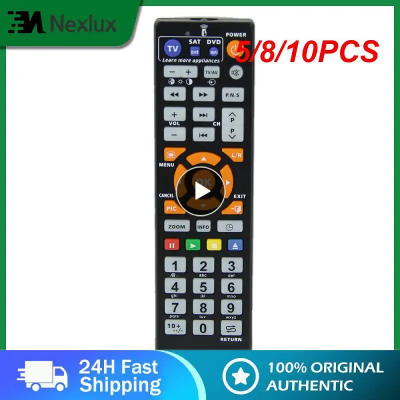 

5/8/10PCS Ergonomics Friendly User Tv Remote High Quality Dvd Remote Control Durable Multifunction Remote Control Smart Tv