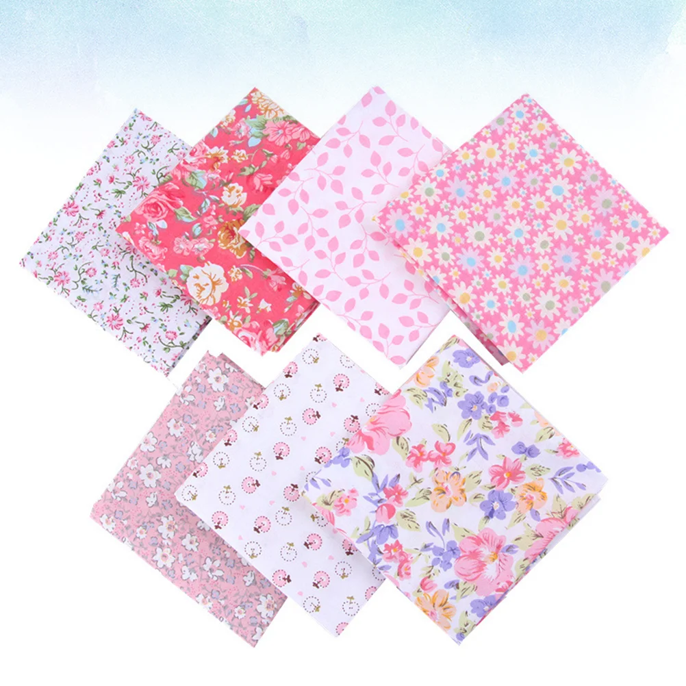 

Fabric Squares Patchwork Quilting Craft Floral Bundles Cotton Bundle Sewing Cloth Precut Sheet Diy Charm Packs Square Fabrics