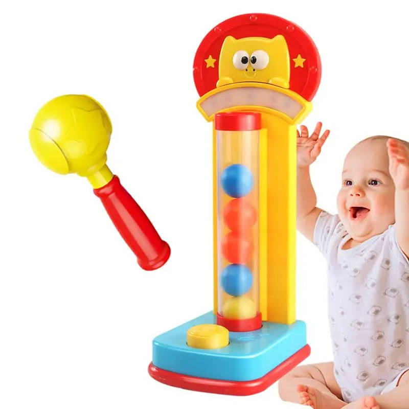 

Pound A Ball Toy With Hammer The Ball Game Montessori Early Education Learning Toys