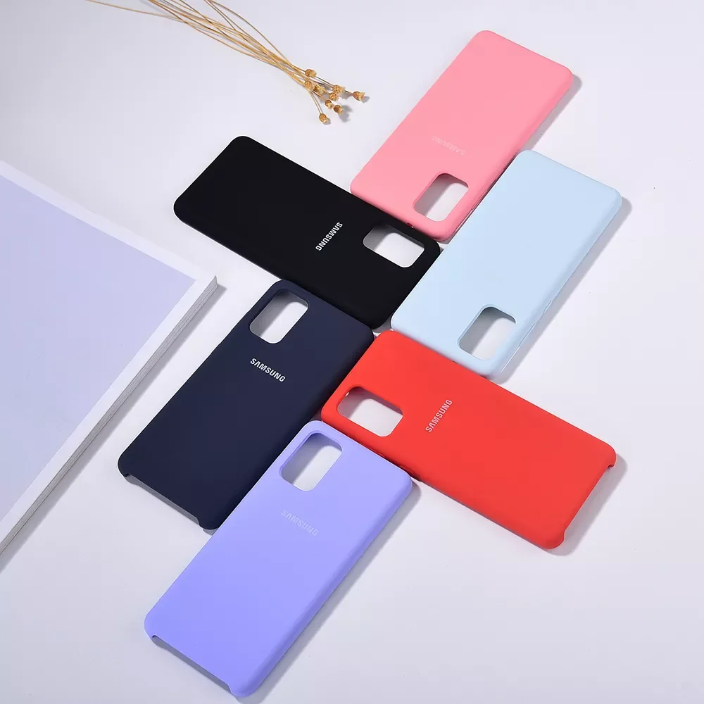

Original Galaxy S20 plus S20 Note 20 Ultra liquid silicone case S20 FE A21s mobile phone cover for S20+ Note 20+ Shells