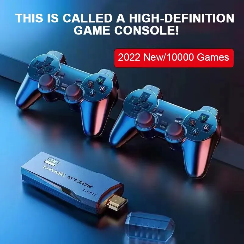 Data Frog-NES 레트로 Dendy 게임 콘솔, 1800 개 게임 내장, USB 무선 핸드 헬드 TV 비디오, 휴대용 레트로 게임 스틱