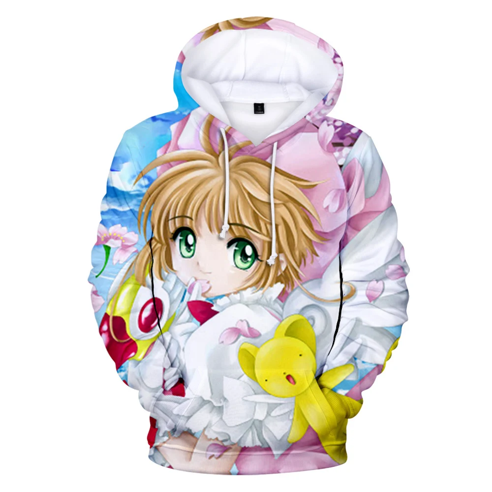 

2022 New Cardcaptor Sakura 3D Printed Hoodie Sportswear Men's and Women's Casual Fashion Sports All-match Harajuku Style Hooded