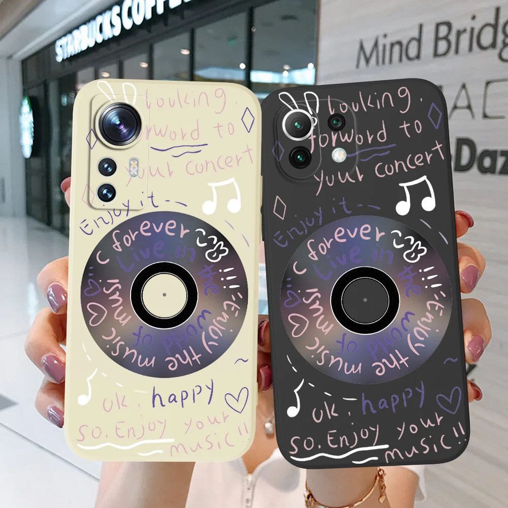 Чехол для POCO C55 M5 4G M5S C40 C50 C3 F1 чехол телефона мягкий силиконовый музыкальный