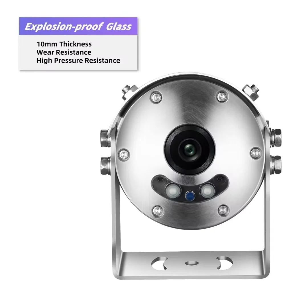 Фото HJT POE 4K взрывозащищенная 5MP/8MP камера 3,6 мм широкий угол 304 нержавеющая сталь видеонаблюдение защита безопасности наружная камера №3