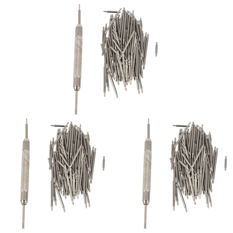 

324 шт., пружинные штифты для браслета часов, 8-25 мм