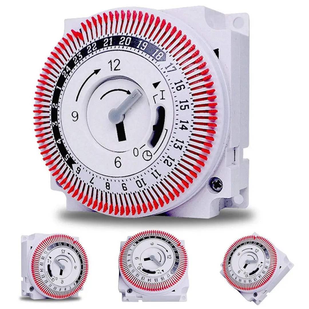 

Mechanical Switch Protect Panel Hours Device High quality Timer Timing Panel 250V 50Hz Industrial Newest Useful