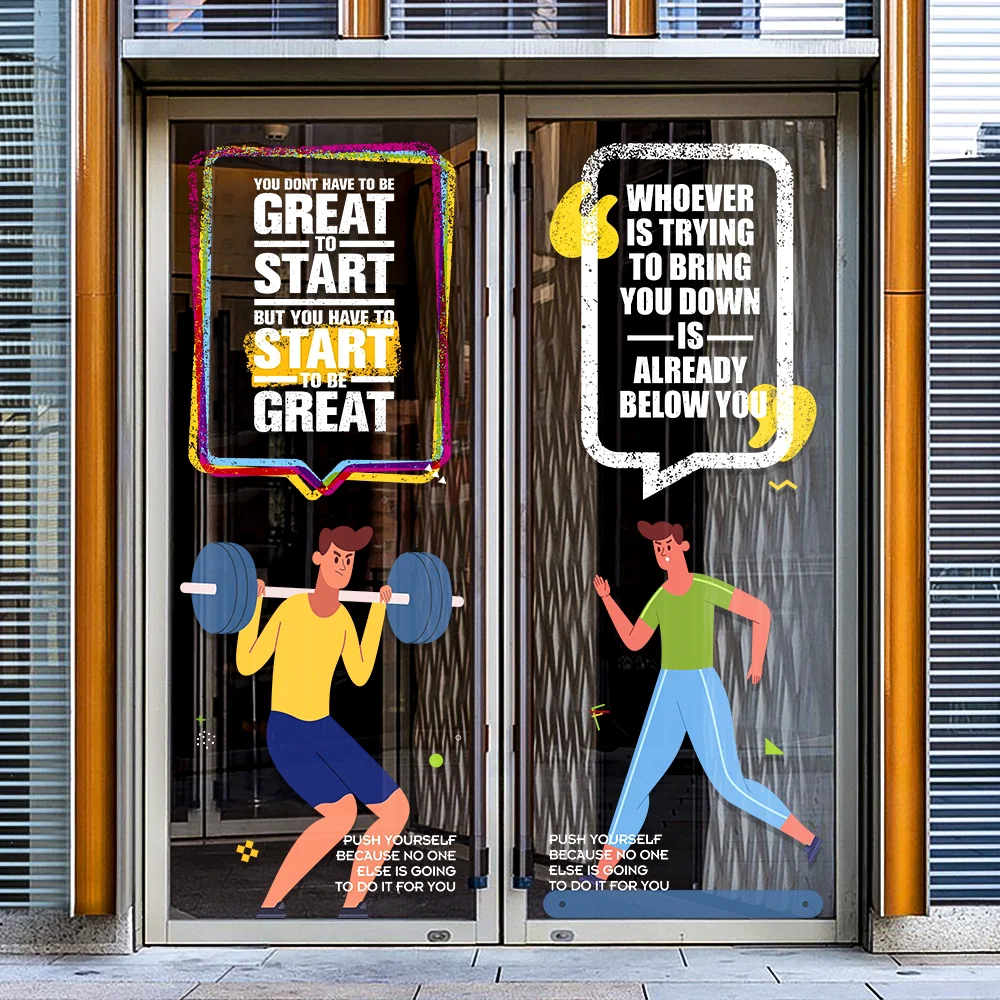 QiAds изготовленные на заказ вдохновляющие наклейки для оформления текста в