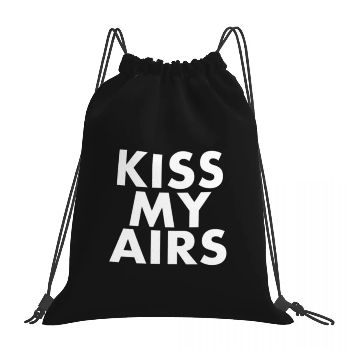 

Kiss My Airs Backpacks Multi-function Portable Drawstring Bags Drawstring Bundle Pocket Shoes Bag Book Bags For Woman Students
