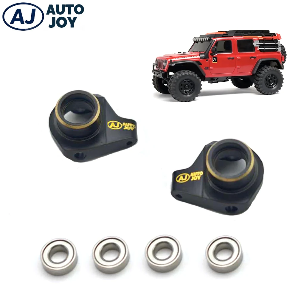 Фото Латунные поворотные кулаки AUTO JOY RC SCX30 с подшипниками для модернизации автомобилей SCX30 №2