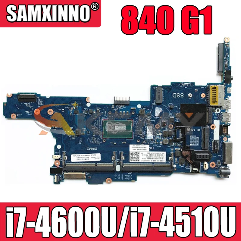 

Akemy For HP 840 G1 6050A2560201-MB-A02 730810-601 730810-001 Laptop Motherboard i7-4600U/i7-4510U Test Ok Fast Ship