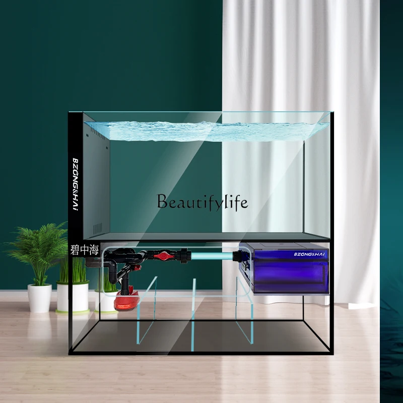 Настольный цилиндр с встроенным нижним фильтром золотым кристаллом и пятью