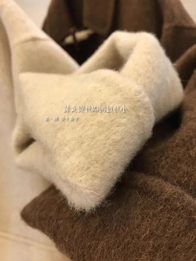 Художественное шерстяное пальто в стиле ретро для женщин осенне-зимний новый