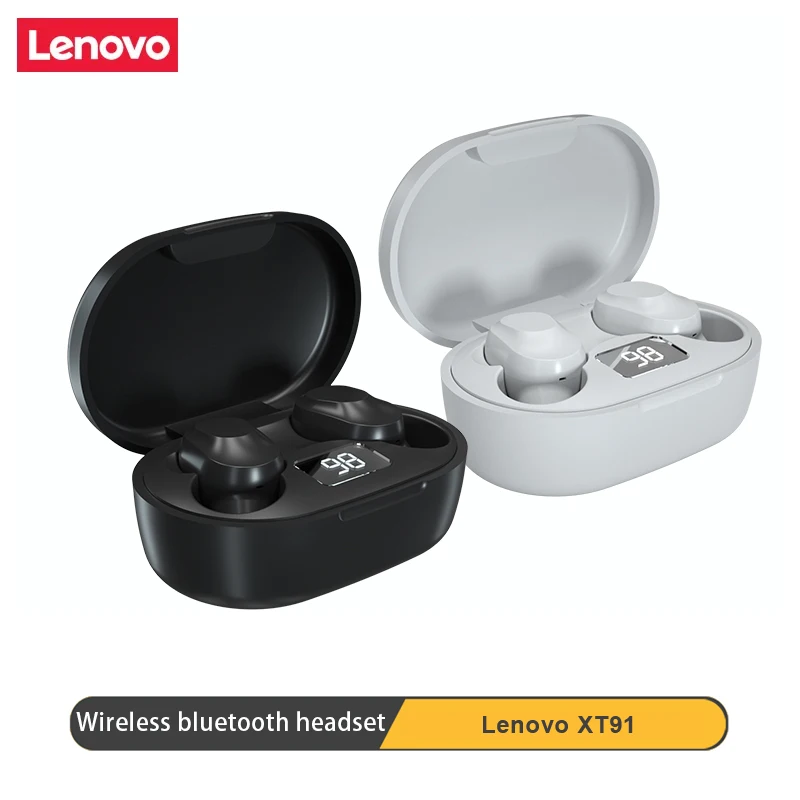 Беспроводные Bluetooth-наушники Lenovo XT91 TWS с шумоподавлением и сенсорным управлением |