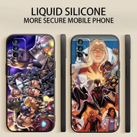 marvel comics phone case for xiaomi redmi 9 9i 9t 9at 9a 9c black unisex original soft silicone cover luxury ultra smartphone