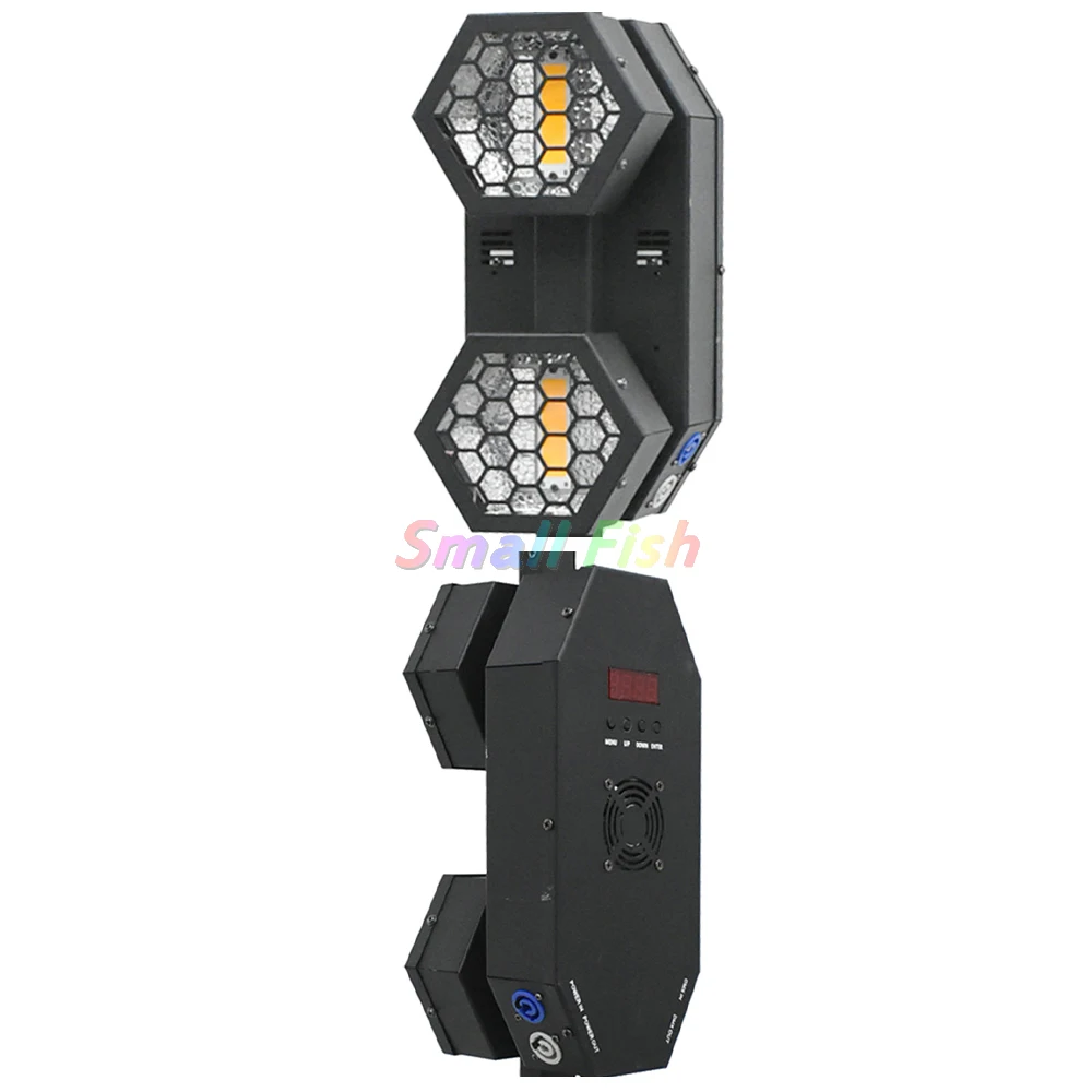 4 шт./лот новинка 6x50 Вт Янтарный RGB светодиодный стробоскоп подставка для скачек