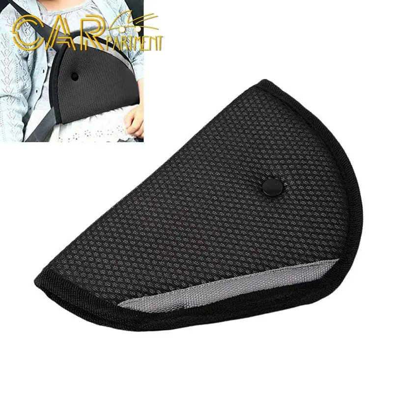 

Car Safety Triangle Seat Belt Durable Portable Harness Adjuster Protector Universal Soft Cover Fixer Triangle Anti-ledge
