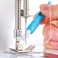 sewing machine needle threader stitch insertion tool automatic threader quick sewing threader needle changer hold needles firmly