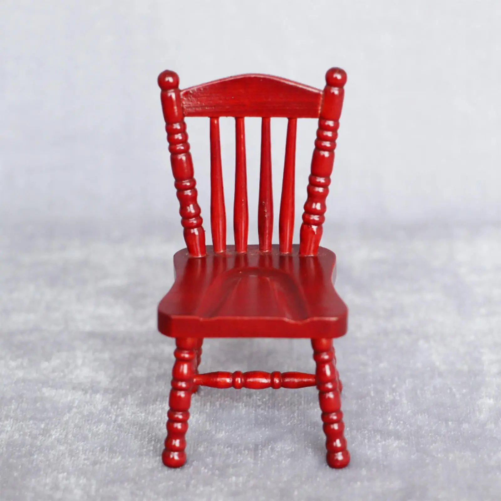 

Dollhouse Chair Miniature 1:12 Decor Dollhouse Ornament for Dining Room Kids
