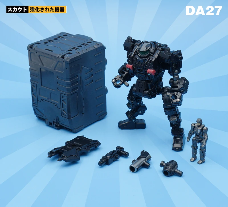 

MFT DA27 DA-27 трансформер Diaclone Power ed-suit Power Suit черный механический солдат потерянная планета экшн-фигурка коллекционная игрушка