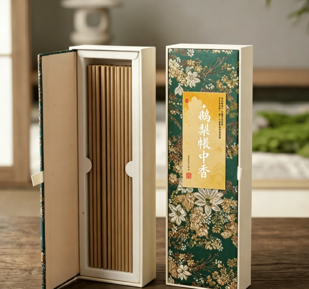 Фото Ароматические палочки Goose Pear Chamber Incense: Секретный аромат дракона, Старинное сандаловое дерево, Древнее погребенное сандаловое дерево, Аромат золотого османтуса №1