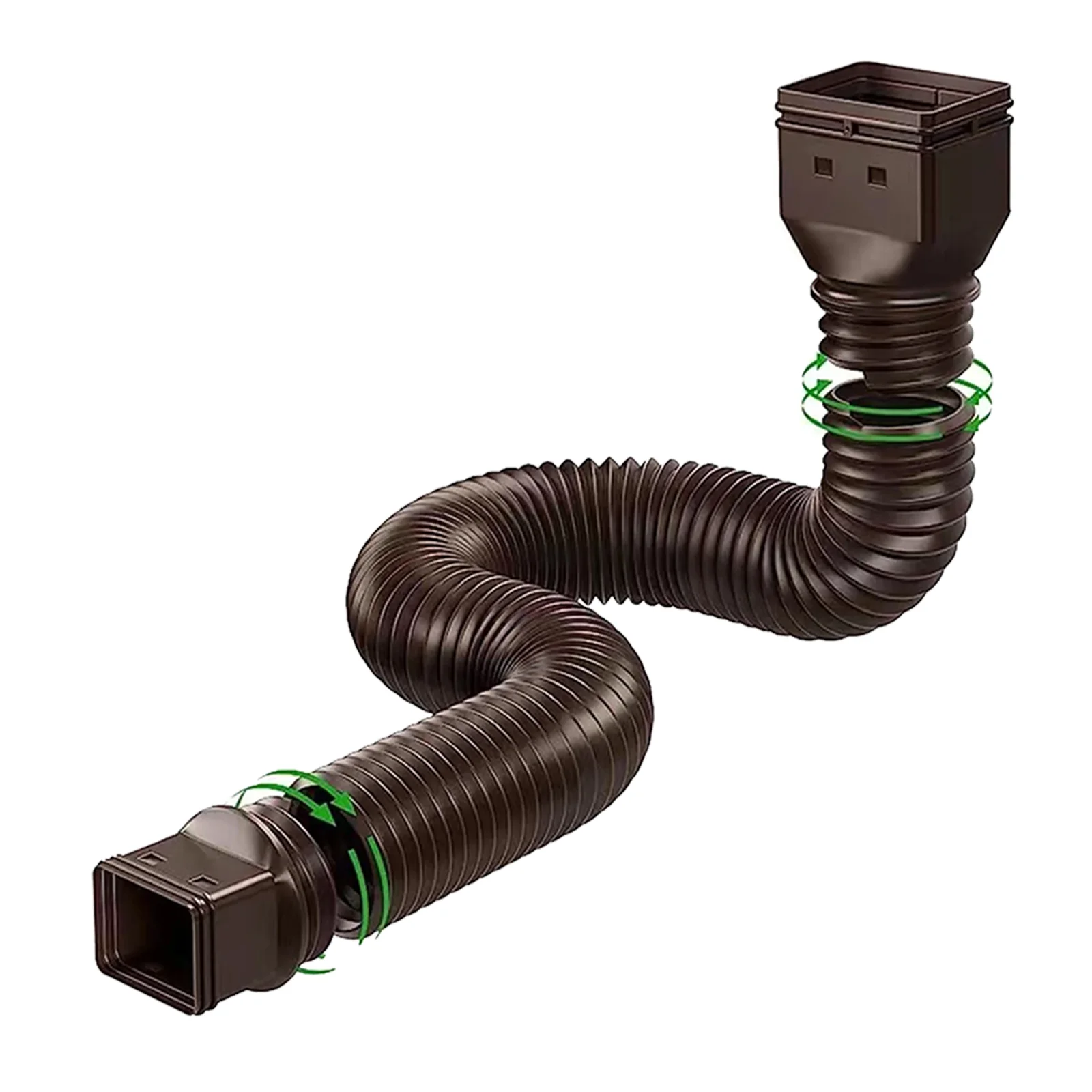 

Удлинитель водосточной трубы для дождевой желоба Гибкий удлинитель водосточной трубы для удлинительной трубы для слива дождевой воды Телескопическая труба