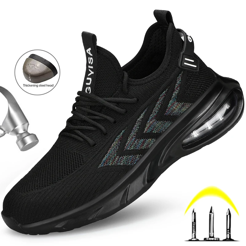 Summer Work Shoes Men Women Safety 