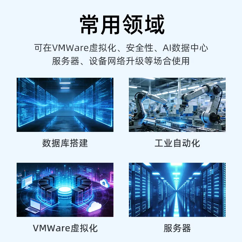 Фото Сетевая карта с двумя портами Intel PCIe 4.0 x 40,000 Мбит/с на базе чипа Intel E610 №4