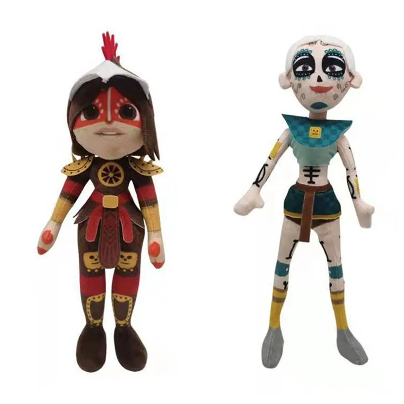 

2pcs/set Maya And The Three Plush Doll Toy Hot Movie Anime Stuffed Plushie Toys 28cm For Kids Children Birthday Gift