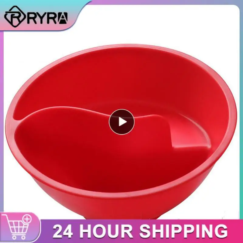 Creative Lazy Snack Bowl Dry And Wet Separated Oatmeal Bowl BPA Free High Quality ABS Microwave Safe Bowl Children's Bowl