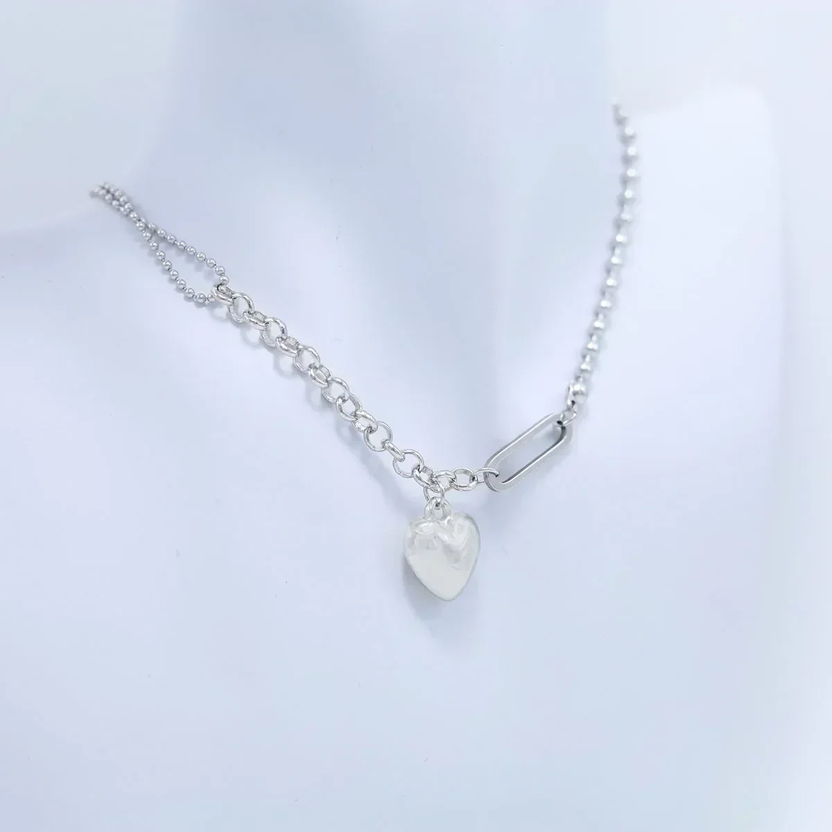 ChicSilver персонализированное серебряное изящное маленькое ожерелье с подвеской в