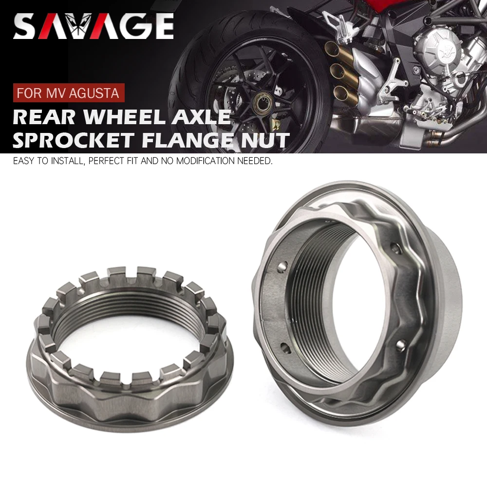 Задняя звездочка Фланцевая гайка для MV Agusta Brutale 800 675 750 910 Dragster/Rivale/Stradale/Туризм 2x F3
