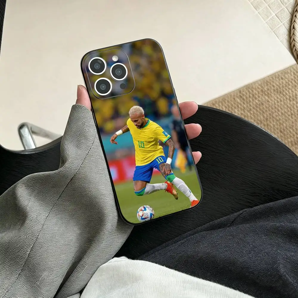 Чехол для телефона 10-N-Неймар Футбол для iPhone 17, 16, 15, 14, 13, 12, 11 Plus, Pro Max и других моделей, мягкий черный чехол (art.: 3920dbeea0c7c) - 3920dbeea0c7c