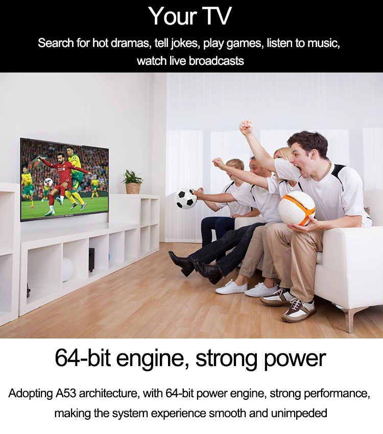 Factory Cheap Flat Screen HD LCD LED Best smart TV 32 40 43 50 55 60inch Android Television images - 6