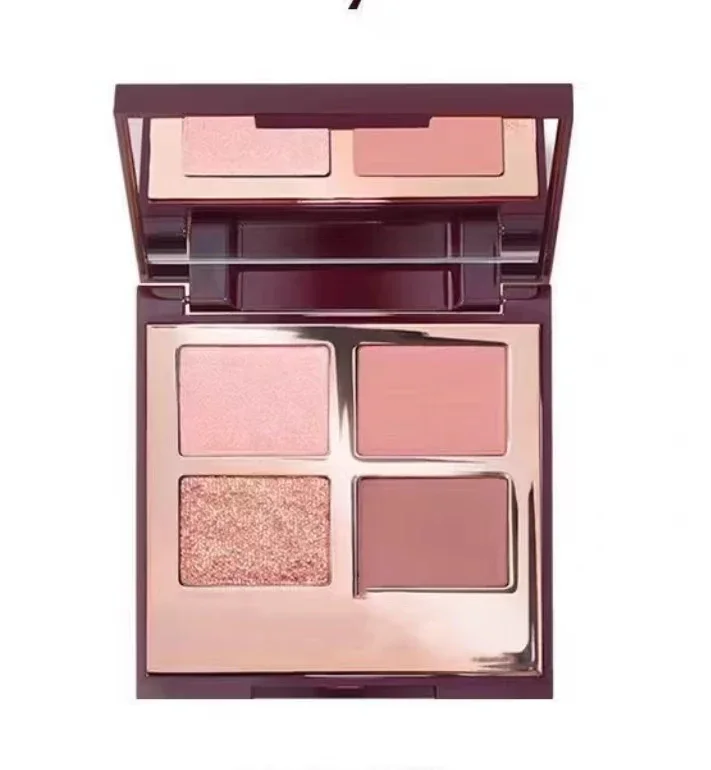 

Высококачественные брендовые тени для век 4 цветов, большие яркие тени для век, натуральные тени для век с невооруженным глазом, палитра теней для век, макияж глаз 5,2 г