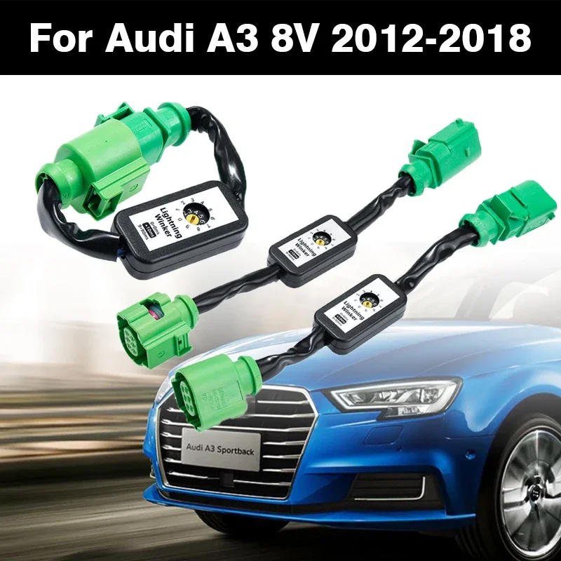 1 пара динамических жгутов проводов модуля для Audi A3 2012-2018 8 В левый и правый задний