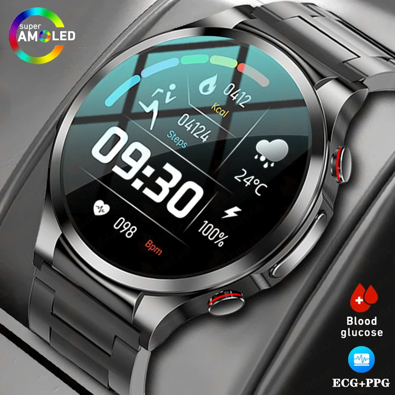 

Smart Watch Men ECG+PPG измеритель глюкозы крови монитор кровяного давления термометр здоровье часы IP68 водонепроницаемый спорт Smartwatch