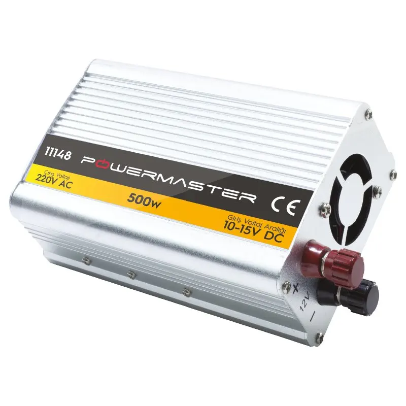 

POWERMASTER PM-11148 12 VOLT 500 WATT MODIFIED SINUS inverter (10-15V AC)